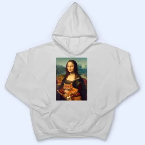 Mona Lisa And Cat T Shirt