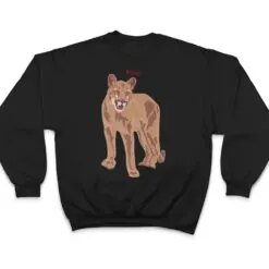 Mountain Lion Cougar Big Cat Lover T Shirt Mountain Lion Cougar Big Cat Lover T Shirt