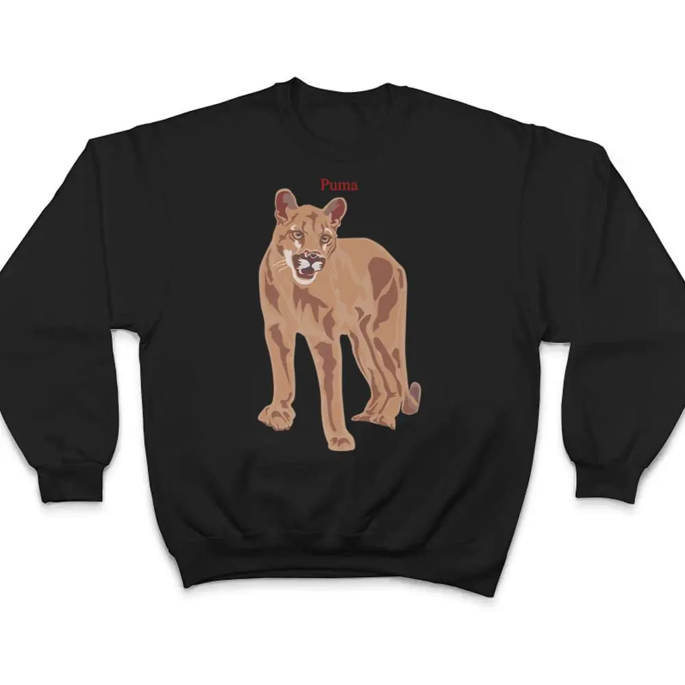 Mountain-Lion-Cougar-Big-Cat-Lover-T-Shirt-4 Mountain Lion Cougar Big Cat Lover T Shirt