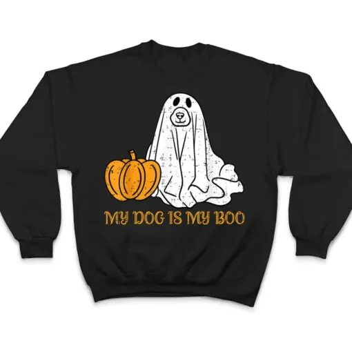 My Dog Is My Boo Ghost Funny Halloween Dog Lovers Boo Dog T Shirt