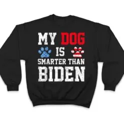 My Dog Is Smarter Than Your President Biden Funny Anti Biden T Shirt My Dog Is Smarter Than Your President Biden Funny Anti Biden T Shirt