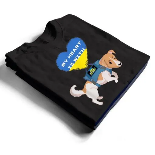 My Heart Is With Patron Dog Pride T Shirt