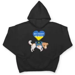My Heart Is With Ukraine, My Heart Is With Patron Dog Pride T Shirt My Heart Is With Ukraine, My Heart Is With Patron Dog Pride T Shirt