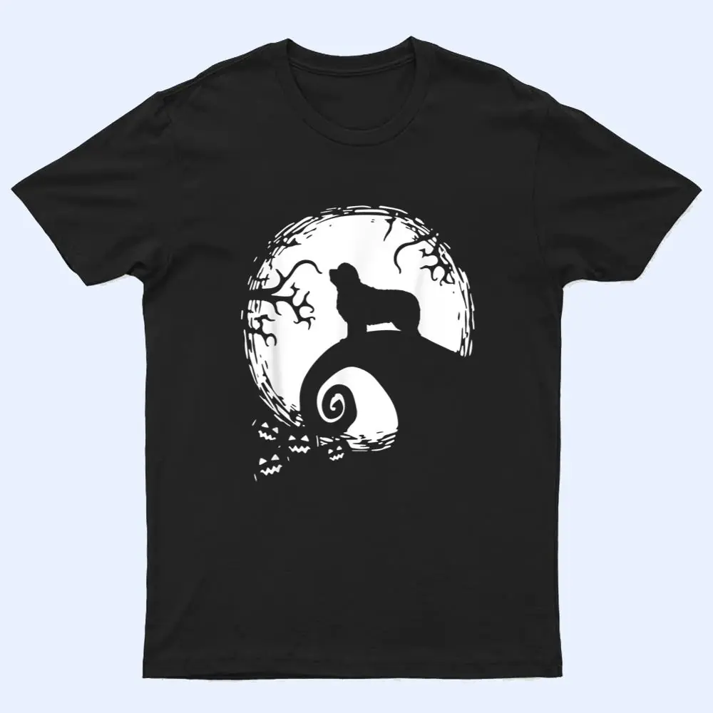 Newfoundland And Moon Halloween T Shirt Newfoundland And Moon Halloween T Shirt