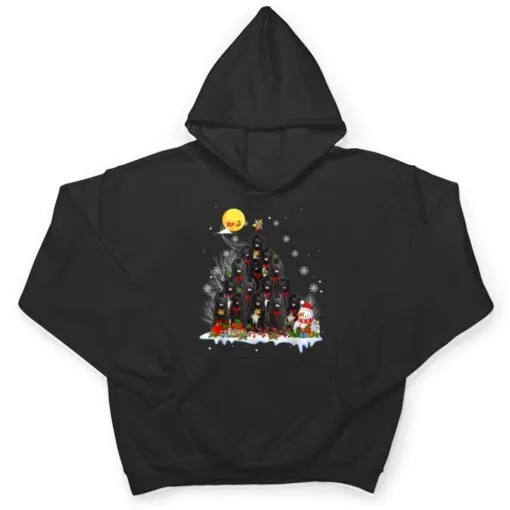 Newfoundland Dog Lover Matching Santa Christmas Tree T Shirt