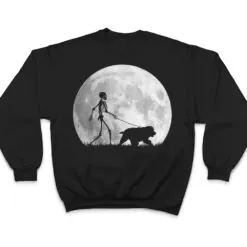 Newfoundland Halloween Skeleton Funny Dog T Shirt Newfoundland Halloween Skeleton Funny Dog T Shirt