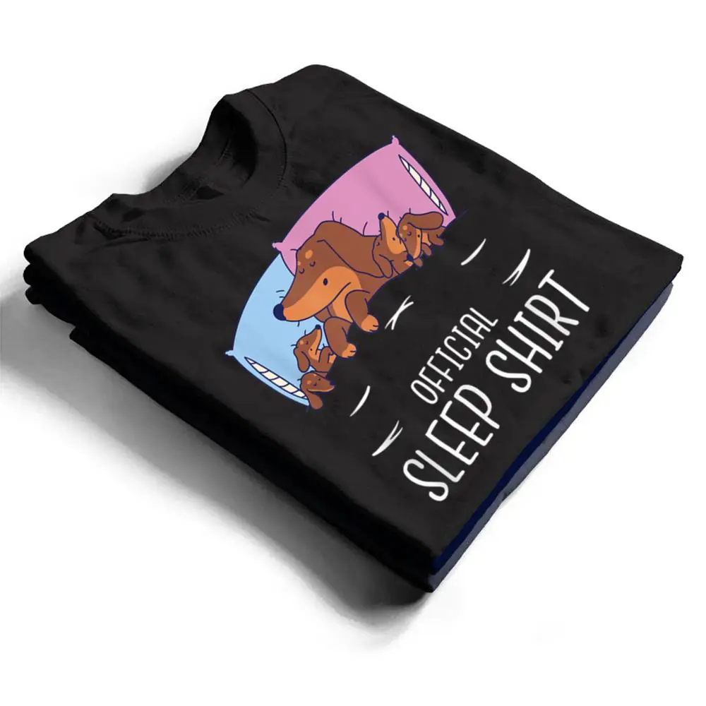 Official-Sleep-Dogs-Nap-Motif-Sleeping-Dachshund-Dogs-T-Shirt-1 Official Sleep Dogs Nap Motif Sleeping Dachshund Dogs T Shirt