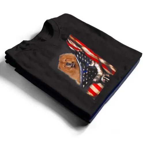 Patrioticdog Lover USA Flag Chow Chow T Shirt