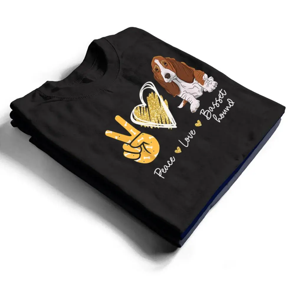 Peace-Love-Basset-Hound-Dog-Lovers-T-Shirt-1 Peace Love Basset Hound Dog Lovers T Shirt