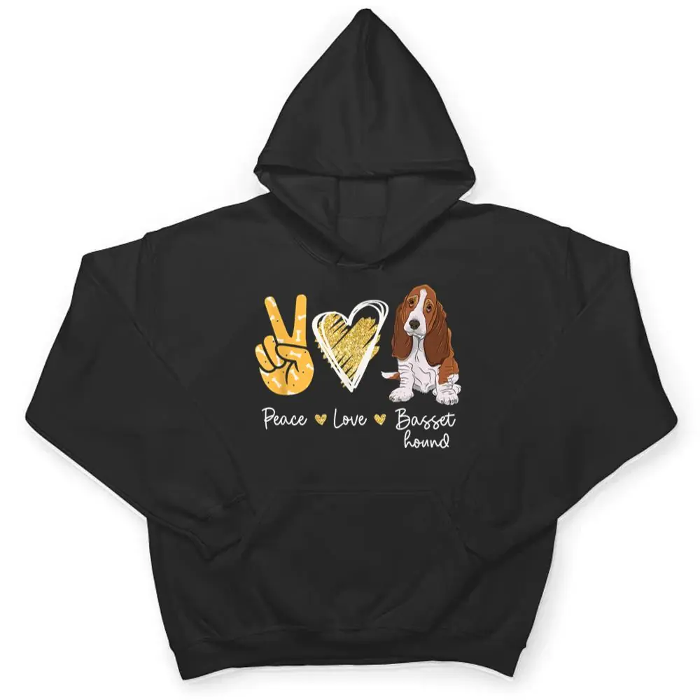 Peace-Love-Basset-Hound-Dog-Lovers-T-Shirt-3 Peace Love Basset Hound Dog Lovers T Shirt