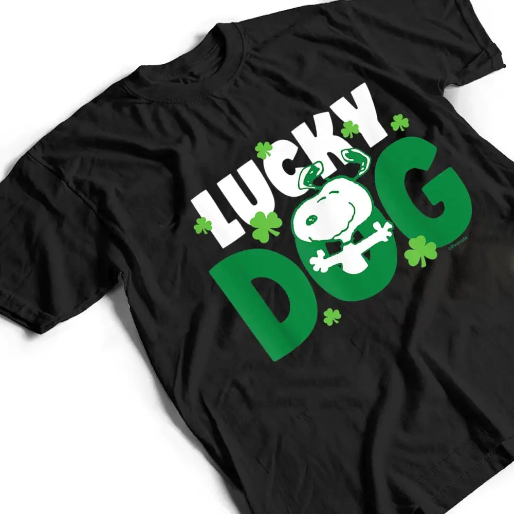 Peanuts-Lucky-Dog-T-Shirt-2 Peanuts - Lucky Dog T Shirt