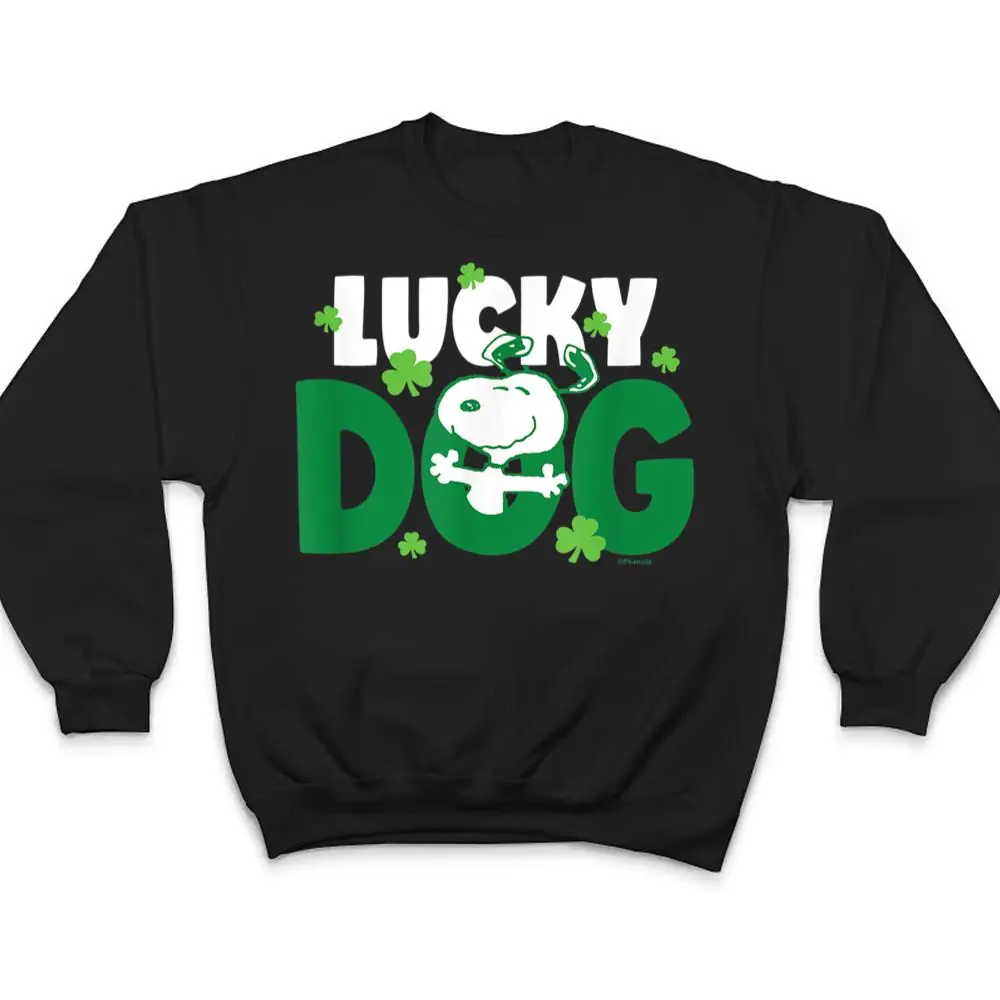 Peanuts-Lucky-Dog-T-Shirt-4 Peanuts - Lucky Dog T Shirt