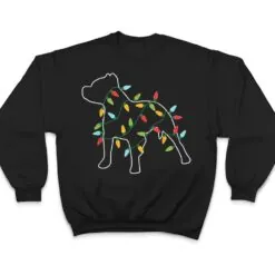 Pitbull Christmas Tree Light Pajama Xmas Dog lover T Shirt Pitbull Christmas Tree Light Pajama Xmas Dog lover T Shirt