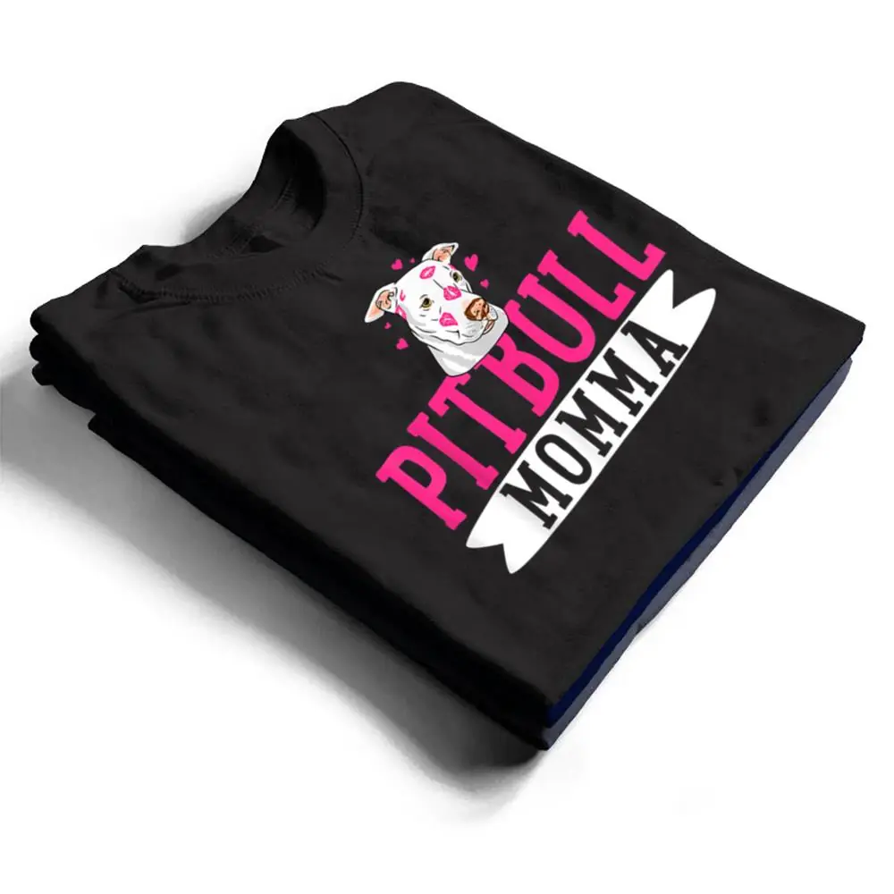 Pitbull-Momma-Pit-Bull-Terrier-Dog-Pibble-Owner-Mothers-Day-T-Shirt-1 Pitbull Momma Pit Bull Terrier Dog Pibble Owner Mother's Day T Shirt