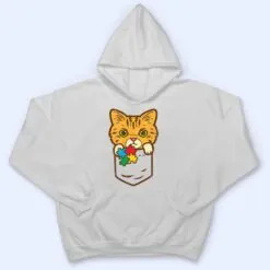 Pocket Cat Puzzle Autism Awareness Kitten T Shirt Pocket Cat Puzzle Autism Awareness Kitten T Shirt