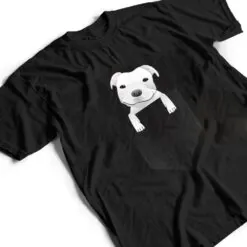 Pocket Pitbull White Puppy Cute T Shirt Pocket Pitbull White Puppy Cute T Shirt