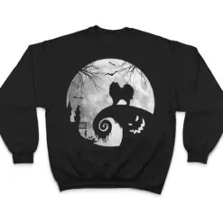 Pomeranian Dog And Moon Halloween Costume Dog Lover Funny T Shirt Pomeranian Dog And Moon Halloween Costume Dog Lover Funny T Shirt