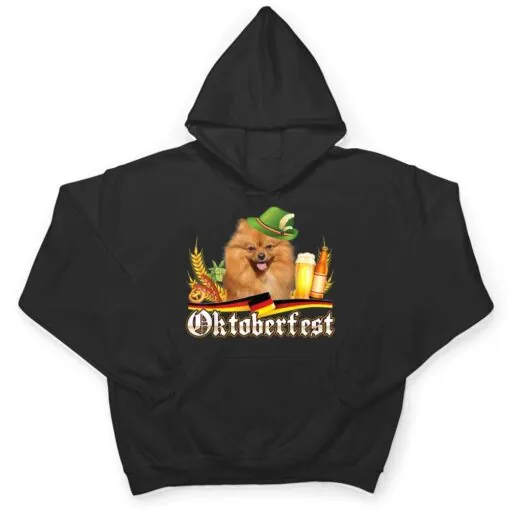 Pomeranian Dog Beer Oktoberfest Prost Beer Festival Munich T Shirt