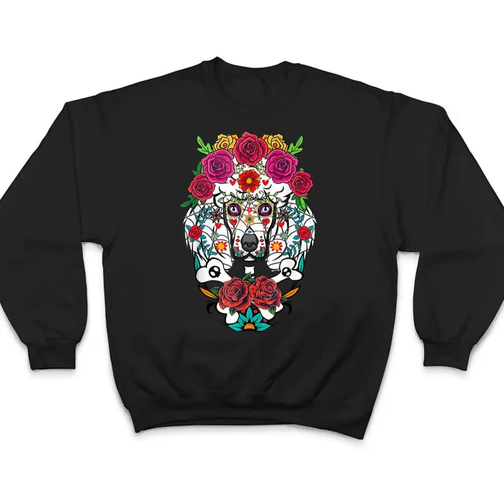 Poodle-dia-de-los-muertos-day-of-the-dead-Dog-sugar-T-Shirt-4 Poodle dia de los muertos day of the dead Dog sugar T Shirt