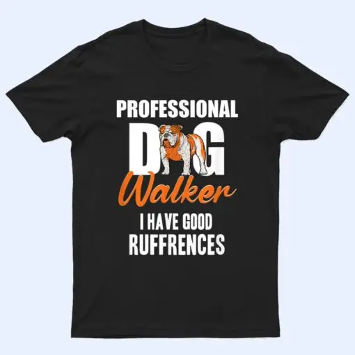 Professional Dog Walker Pet Owner T Shirt