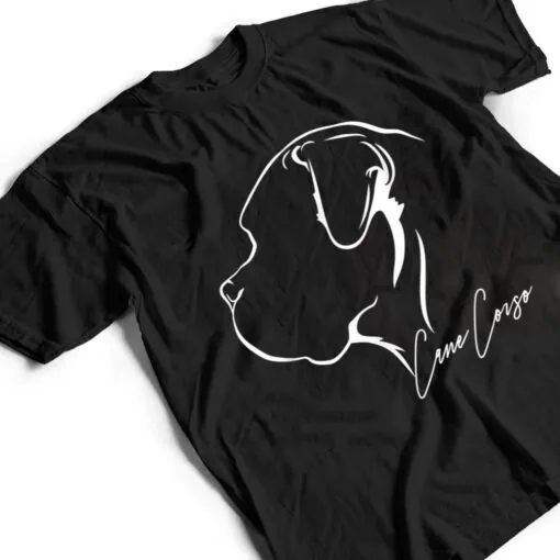 Proud Cane Corso profile dog mom breed dog T Shirt