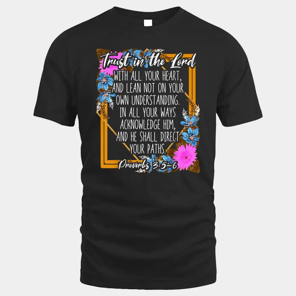 Proverbs 35-6 Bible Verse Religious Christian Men and Women