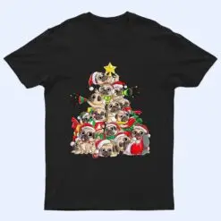 Pug Christmas Tree Dog Santa Xmas Boys Girls Merry Dogmas T Shirt