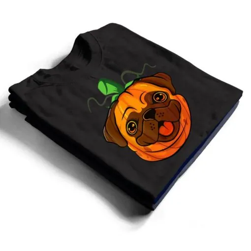 Pugkin Pug Pumpkin Halloween Thanksgiving Men Women Dog T Shirt