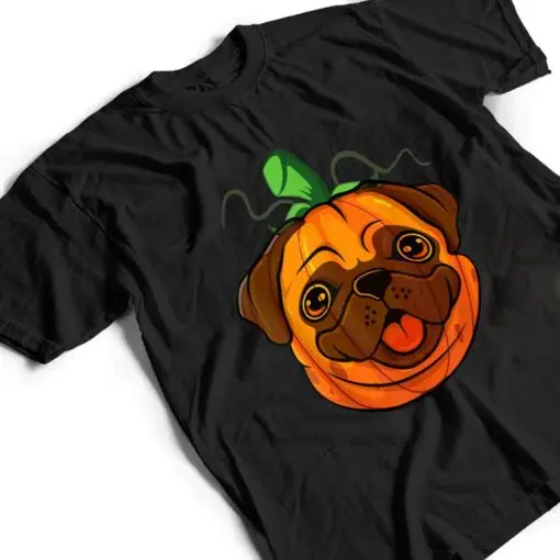 Pugkin Pug Pumpkin Halloween Thanksgiving Men Women Dog T Shirt