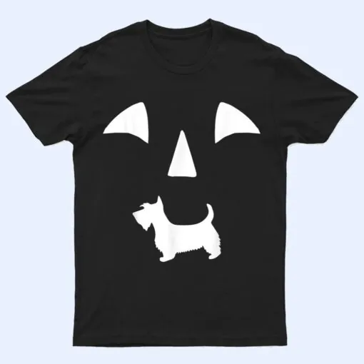 Pumpkin Scottie Dog Halloween Ver 1 T Shirt