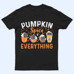 Pumpkin Spice Everything Cat Lover Cute Autumn Fall Ver 2 T Shirt