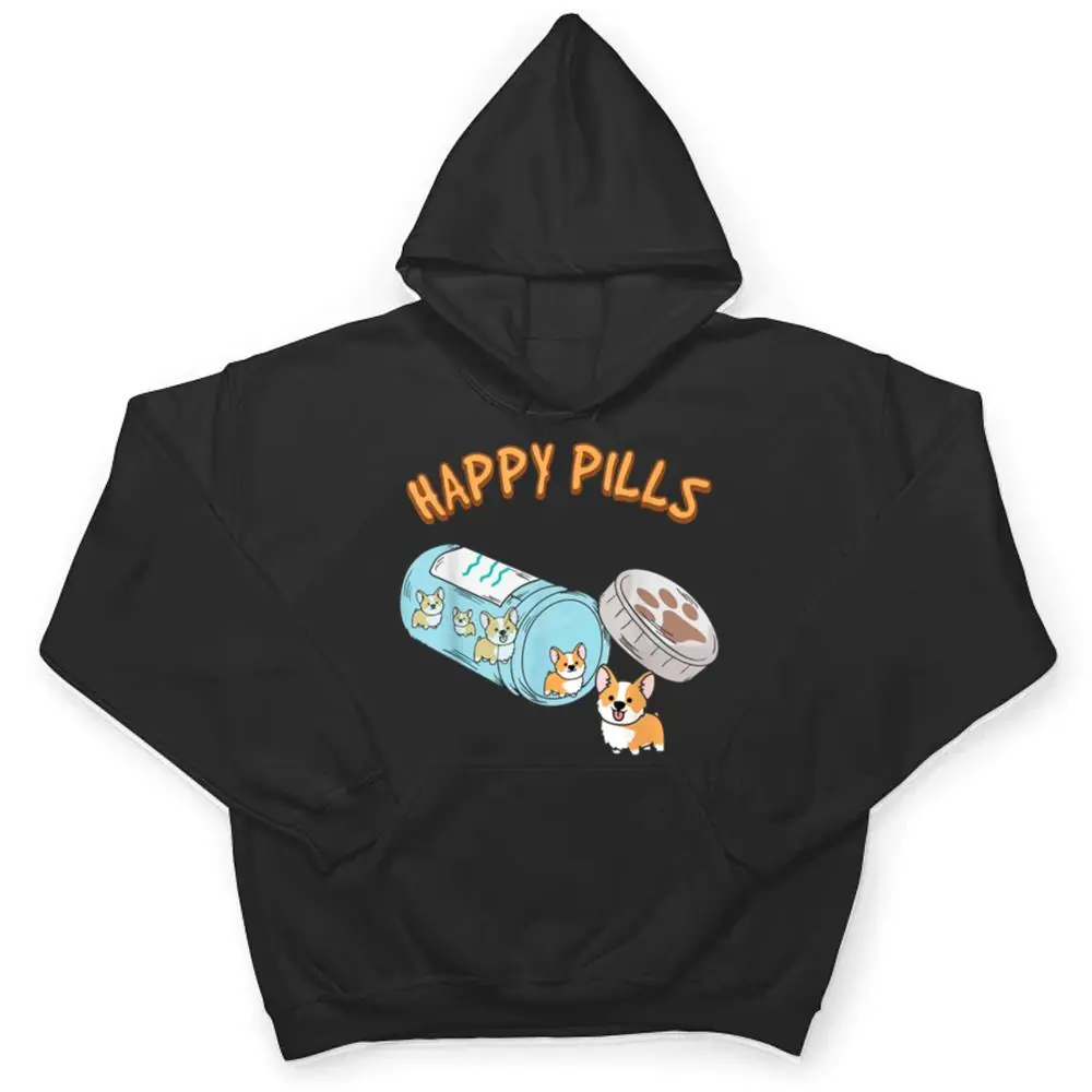 Puppies-Happy-Pills-Cute-Corgi-Happiness-Dogs-Lovers-T-Shirt-3 Puppies Happy Pills Cute Corgi Happiness Dogs Lovers T Shirt