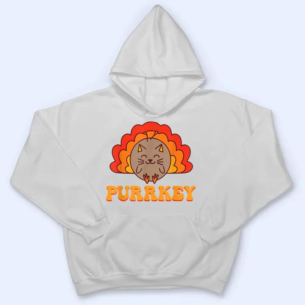 Purrkey-Turkey-Cat-Pun-Funny-Thanksgiving-Cat-Lover-T-Shirt-3 Purrkey Turkey Cat Pun Funny Thanksgiving Cat Lover T Shirt