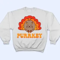 Purrkey Turkey Cat Pun Funny Thanksgiving Cat Lover T Shirt Purrkey Turkey Cat Pun Funny Thanksgiving Cat Lover T Shirt