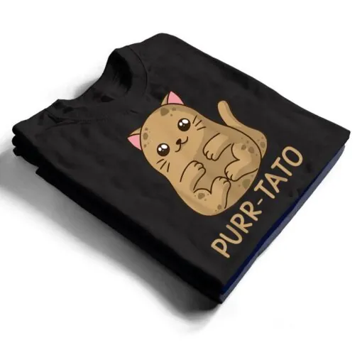 Purrtato Cat Potato Cat Lover Idaho Potatoes T Shirt