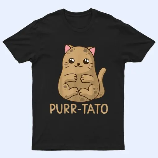 Purrtato Cat Potato Cat Lover Idaho Potatoes T Shirt