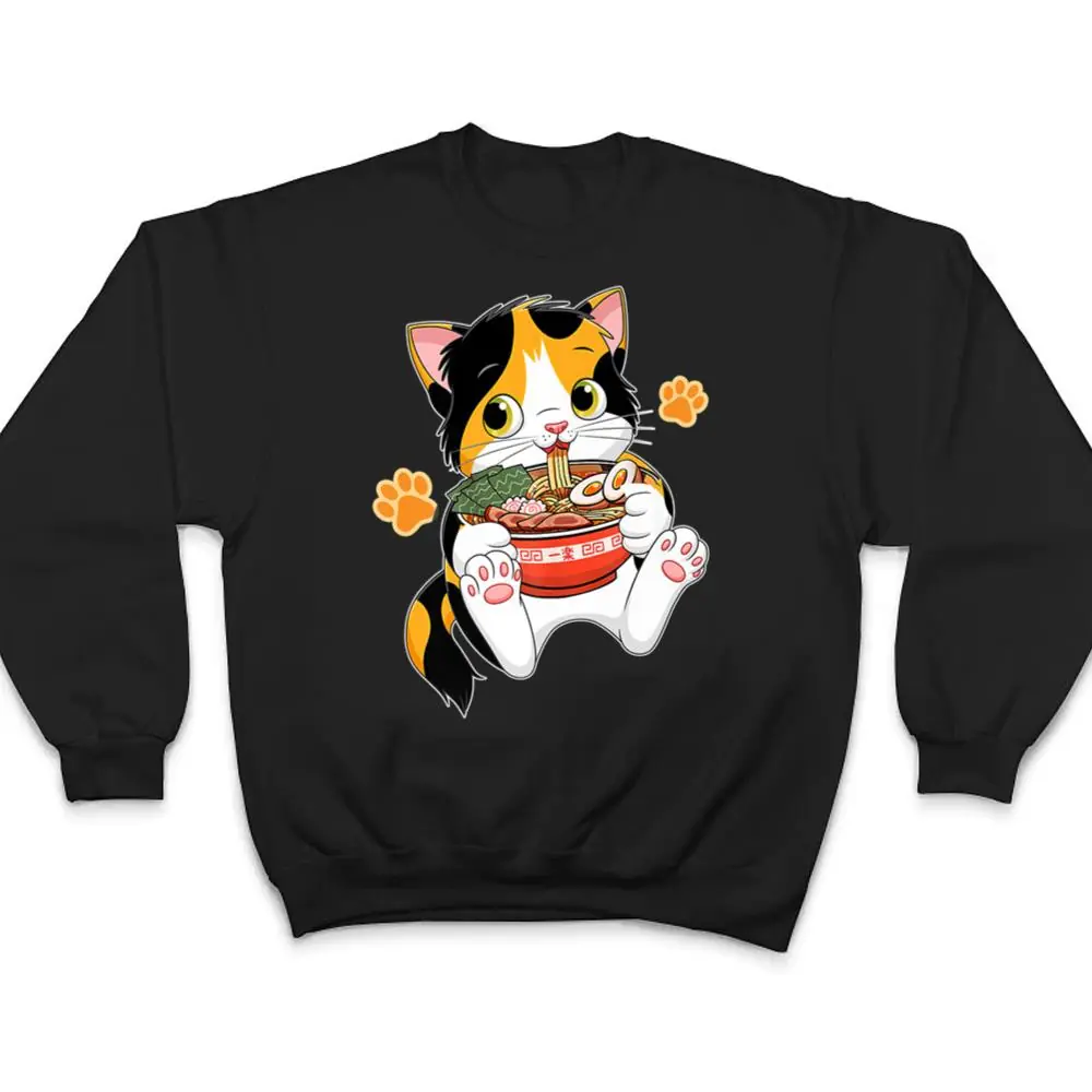 Ramen-Cat-Anime-Kawaii-Japanese-Merch-Gifts-T-Shirt-4 Ramen Cat Anime Kawaii Japanese Merch Gifts T Shirt