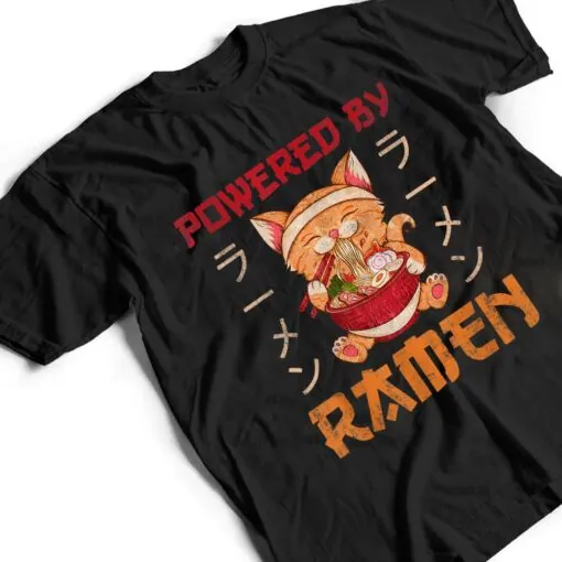 Ramen Cat Kawaii Anime Japanese Food Gift T Shirt