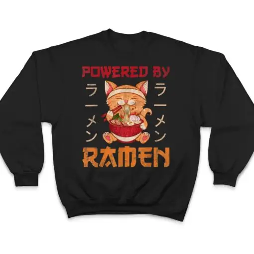 Ramen Cat Kawaii Anime Japanese Food Gift T Shirt