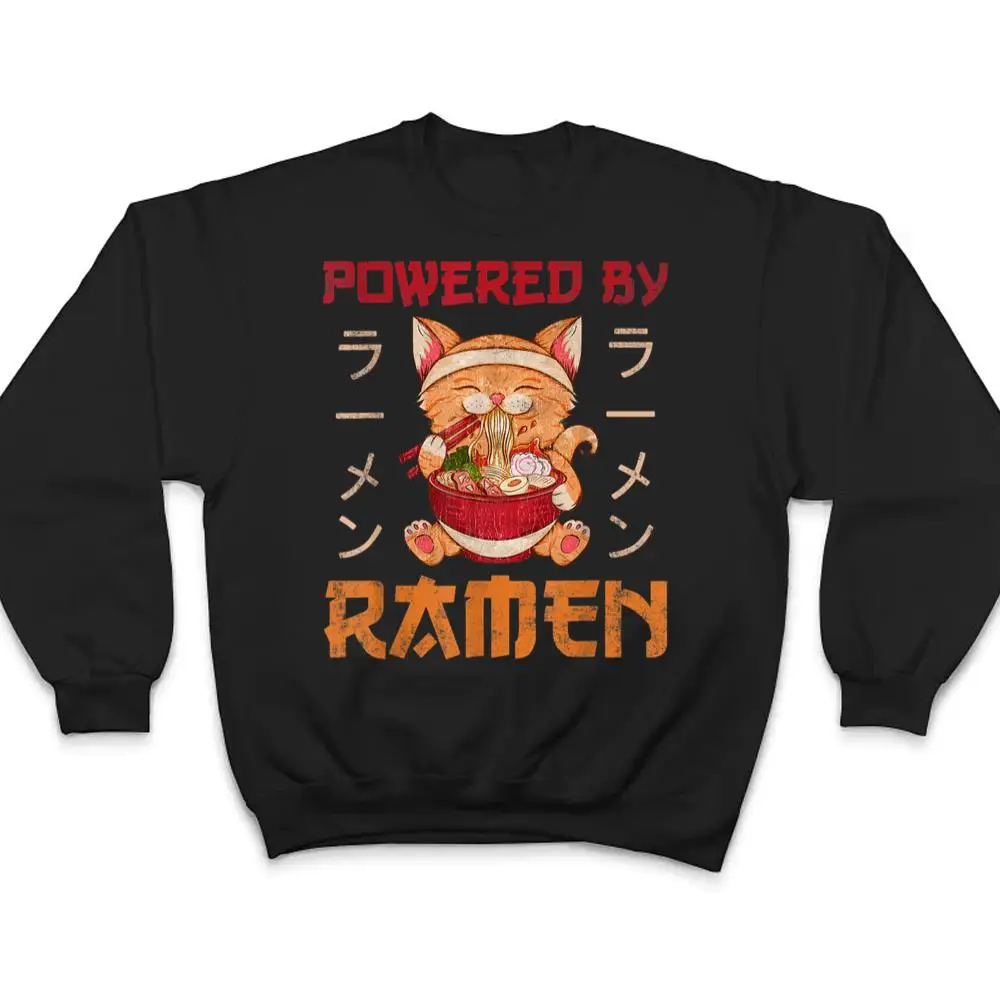 Ramen Cat Kawaii Anime Japanese Food Gift T Shirt