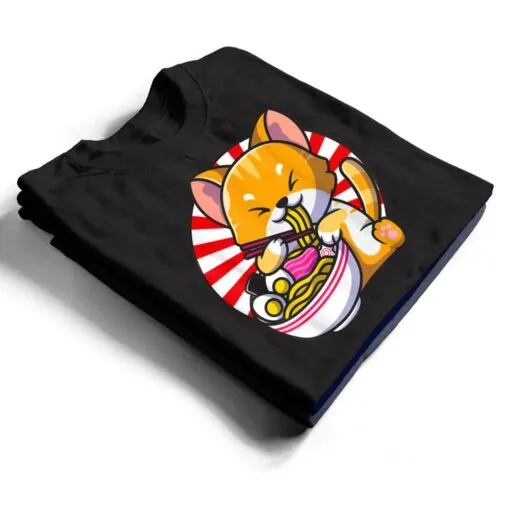 Ramen Cat Kawaii Anime Japanese Food Girls Official Nager Ver 4 T Shirt