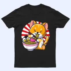 Ramen Cat Kawaii Anime Japanese Food Girls Official Nager Ver 4 T Shirt