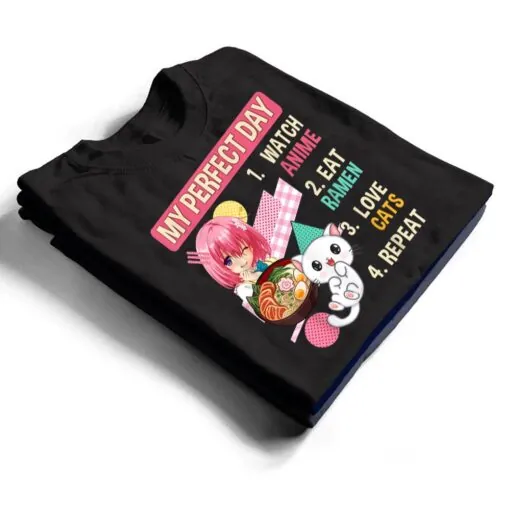 Ramen Cat Kawaii Anime Japanese Food Girls Official Nager Ver 6 T Shirt