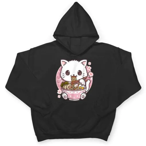 Ramen Cat Kawaii Anime Ramen Cat Cat Lovers Kawaii Neko T Shirt