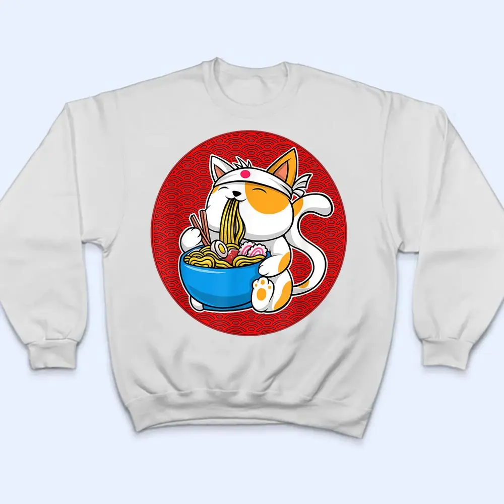 Ramen-Cat-Neko-Anime-Cat-Lover-Kawaii-Japanese-T-Shirt-4 Ramen Cat Neko Anime Cat Lover Kawaii Japanese T Shirt