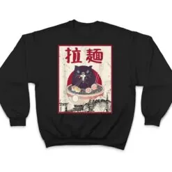 Ramen Cat Neko Anime Kawaii Cat Lover Japanese Sunset Retro T Shirt Ramen Cat Neko Anime Kawaii Cat Lover Japanese Sunset Retro T Shirt