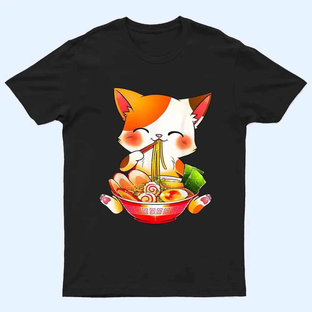Ramen Cat Neko Anime Kawaii Japanese Merch Gifts T Shirt Ramen Cat Neko Anime Kawaii Japanese Merch Gifts T Shirt