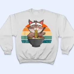 Ramen Cat Neko Noodle Anime Kawaii Japanese Funny Vintage T Shirt Ramen Cat Neko Noodle Anime Kawaii Japanese Funny Vintage T Shirt