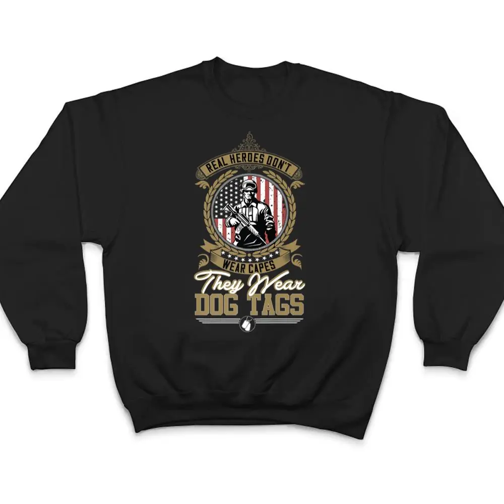 Real-Heroes-Dont-Wear-Capes-They-Wear-Dog-Tags-T-Shirt-4 Real Heroes Don't Wear Capes They Wear Dog Tags T Shirt