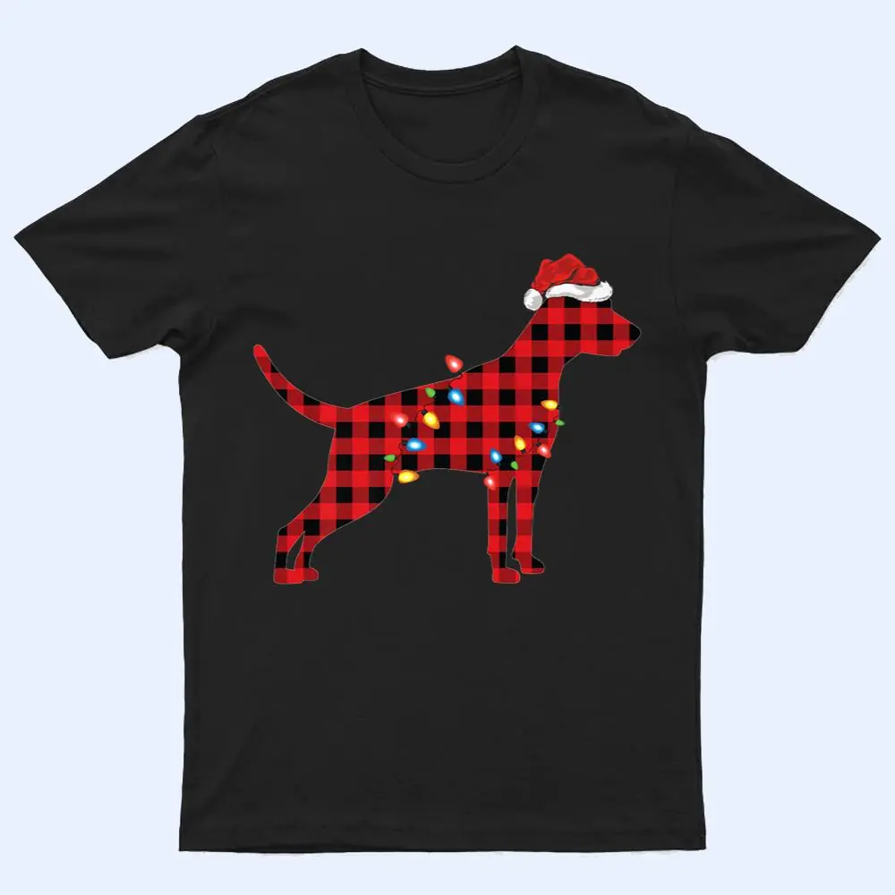 Red Buffalo Plaid Santa Hat Weimaraner Dog Christmas Pajama T Shirt Red Buffalo Plaid Santa Hat Weimaraner Dog Christmas Pajama T Shirt